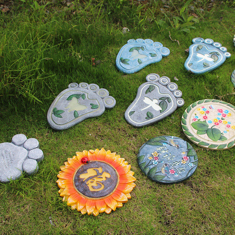 花园装饰草坪脚踏石庭院装饰汀步石园林景观装饰踏步石夜间荧光石|msdalam kategori Aksesori rumah, hiasan - dari Buy2taobao.com untuk memberikan perkhidmatan ejen Taobao profesional membeli