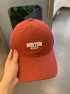 帽子新款夏季潮款BOSTON1630字母棒球帽女韩版休闲学生时尚鸭舌帽