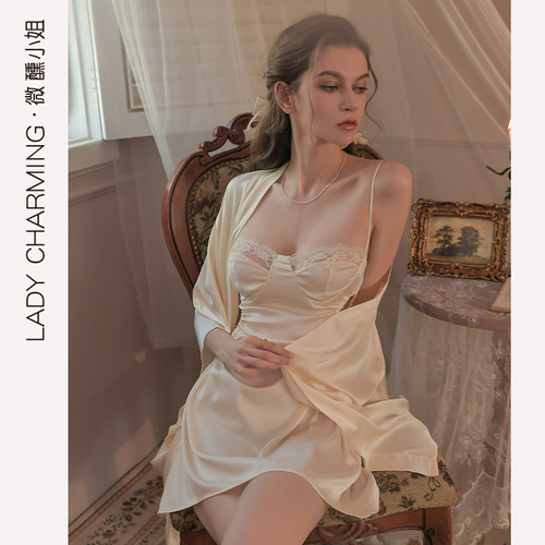 微醺小姐女士蕾丝性感睡衣
