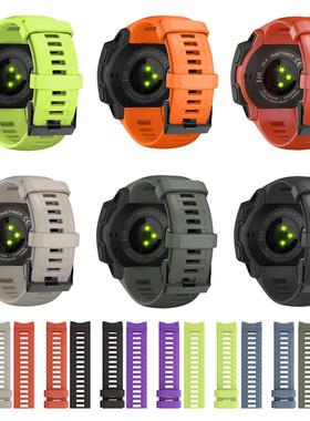 牛境 佳明Garmin本能 instinc本能手表硅胶腕带男女通用定制款快拆表带软潮22mm户外运动替换配带工具生耳杆