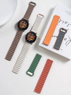 华为watch4 pro硅胶磁吸表表带GT3pro gt4pro液态硅胶磁吸表带 Garmin Venu2/3替换带高级手表带22mm创意潮20