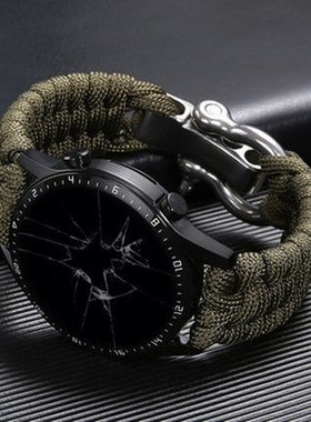 华为GT3gt4 gt5 46mm编织尼龙运动表带荣耀手表4Pro腕带小米s4 S3 s2华米watch3 4pro尼龙表带配件男女22mm20