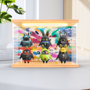灯光亚克力收纳盒适用 Bangboo Standee系列 酷酷邦布手办盲盒