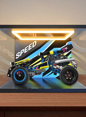 亚克力展示盒适用乐高42164机械组越野赛车模型积木高透明收纳盒