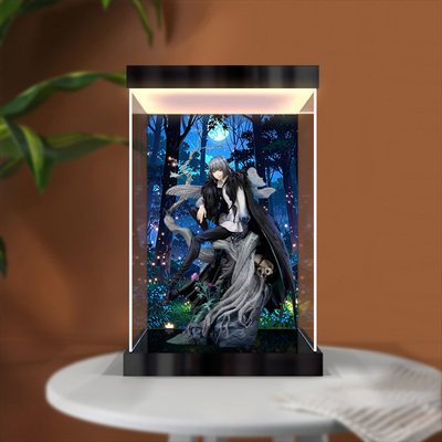 适用 ALTAIR 命运 冠位指定 奥伯龙 手办模型高清防尘灯箱收纳盒