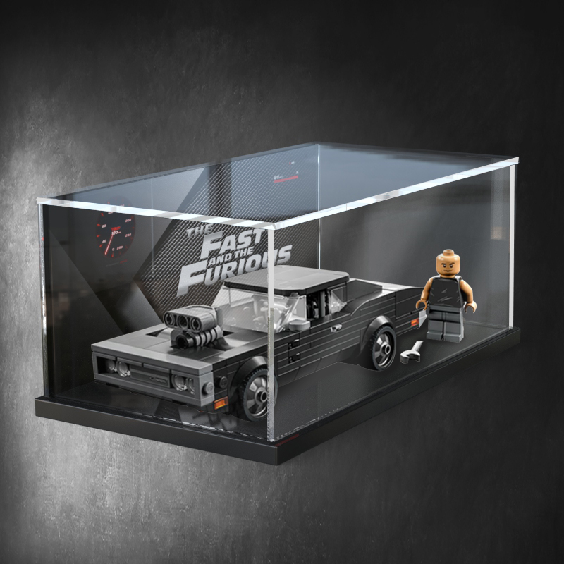 1970道奇战马赛车积木收纳防尘罩