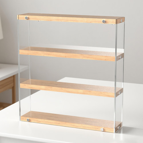 盲盒收纳展示架乐高手办架展示盒