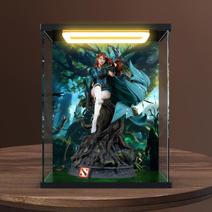 回型灯亚克力高透明收纳盒 适用风行者雕像清风环佩雕塑模型手办