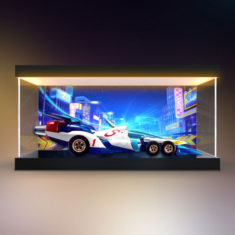 亚克力灯箱收纳盒适用高智能方程式 完全变形阿斯拉达 AKF-0/G