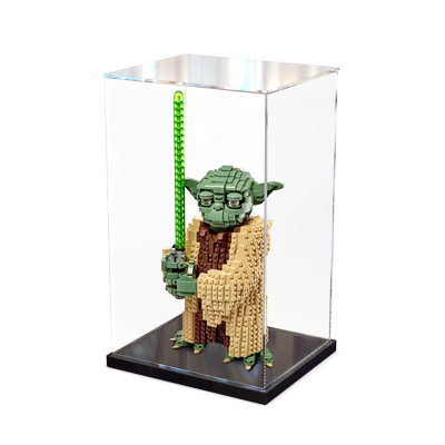 高清亚克力防尘乐高75255 尤达大师星球大战系列手办模型收纳盒