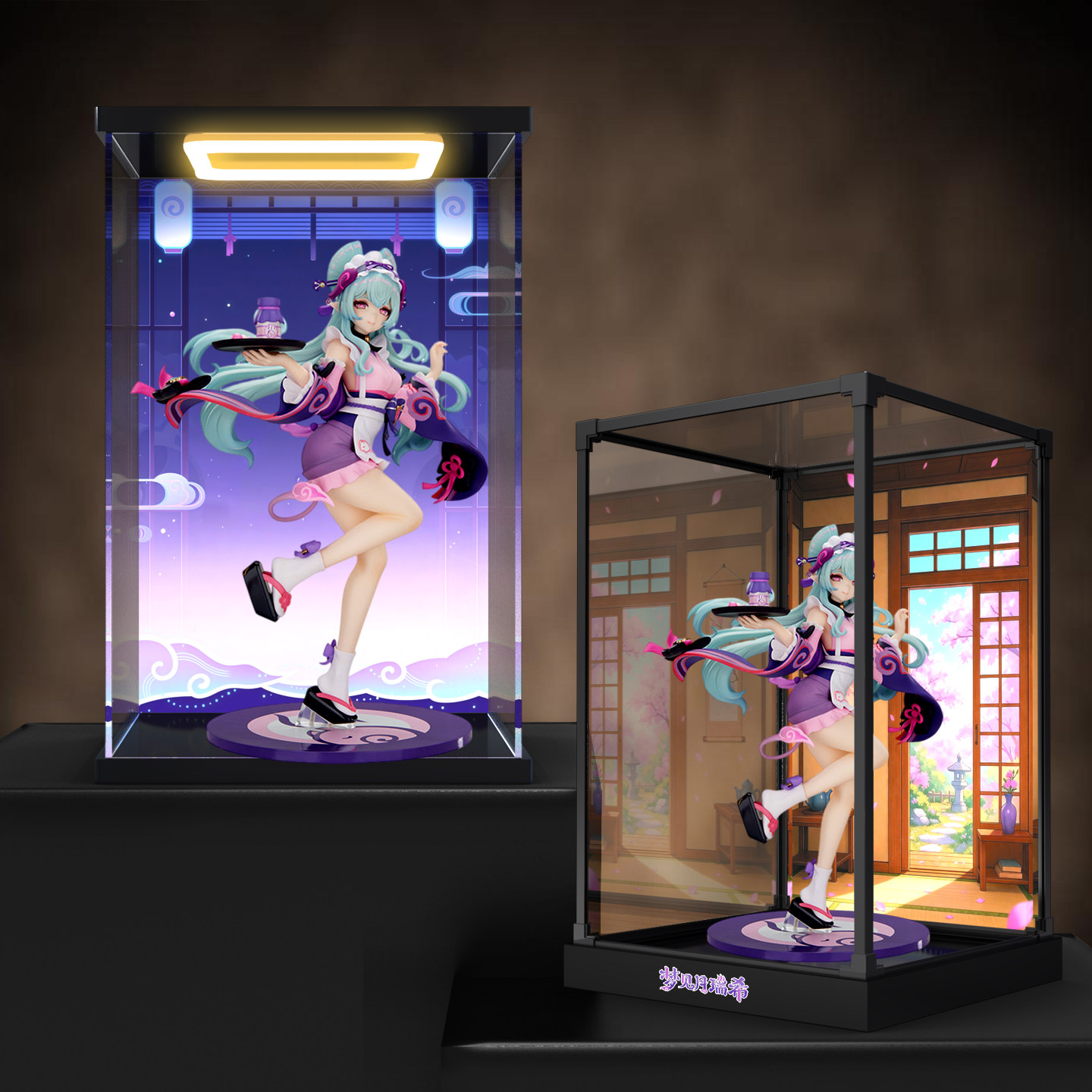 冰鹏适用原神梦见月瑞希·绮梦缱绻Ver.1/8手办防尘收纳展示盒图片