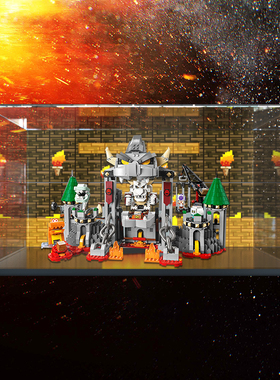 防尘罩乐高71423适用枯骨酷霸王城堡大战扩展关卡亚克力展示盒