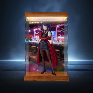 灯箱款亚克力防尘收纳盒适用七古力 手办主题PUP吉尔斯汀雷展示盒