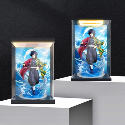 冰鹏适用Alter ALTAiR 鬼灭之刃 水柱 富冈义勇 手办亚克力收纳盒