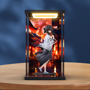 回灯亚克力收纳盒 适用 饿殍 明末千里行 满穗 烟花拾穗 1/7 手办
