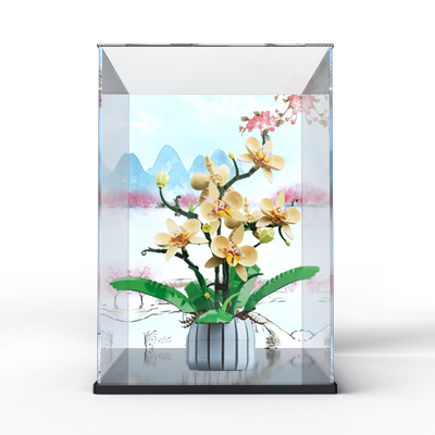 TOPTOY中国积木收纳盒兰花束拼装