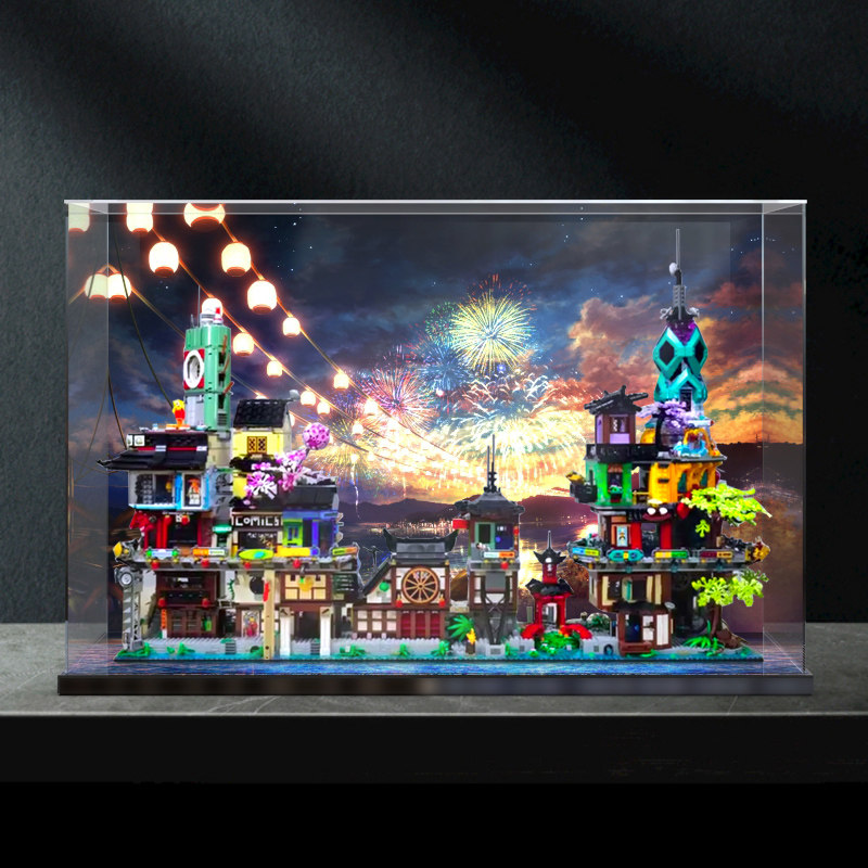 积木收纳盒适用于乐高70620忍者之城70657忍者码头71741忍者花园