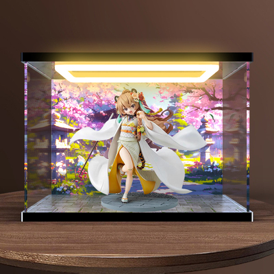 亚克力高清收纳盒适用Tops KDcolle 龙与虎 逢坂大河 白无垢手办