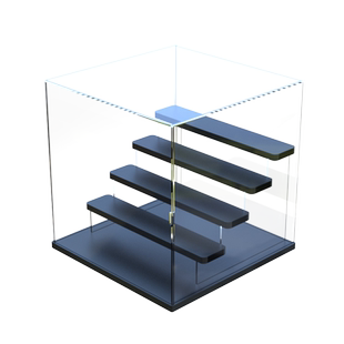 盲盒收纳展示架适用泡泡玛特公仔手办玩偶架透明摆柜亚克力展示盒