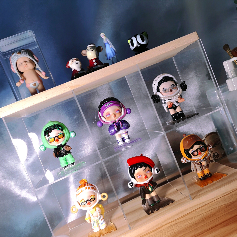 大格盲盒收纳展示架乐高手办架子