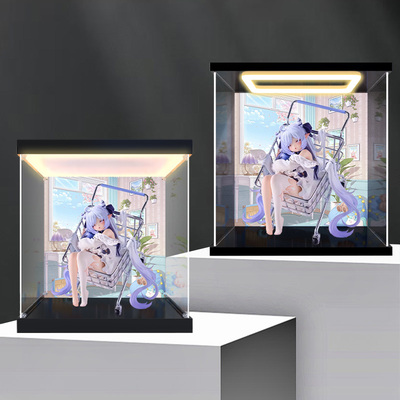 适用EUSUN 睡眠恶魔 诺诺丝 手办模型灯光防尘罩亚克力高清收纳盒