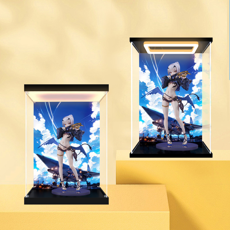 适用良笑社命运 冠位指令 裁定者-梅柳齐娜手办灯光亚克力收纳盒