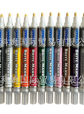 DYKEM Brite-Mark 钢材混凝土轮胎塑料橡胶玻璃皮革用油漆记号笔