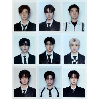 新款zerobaseone周边自制全员高颜值物料应援送友ins风拍立得卡片