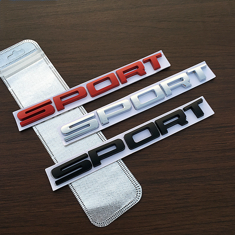 个性运动版改装金属贴侧标汽车