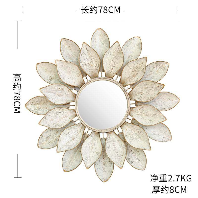 美式立體牆面裝飾鐵藝玄關鏡壁挂 創意家居牆面裝修飾品挂件在類目 家居飾品, 壁飾中 - 來自Buy2taobao.com提供專業的淘寶代購服務