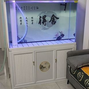 高透超白智能鱼缸底滤免换水客厅家用龙鱼水族箱简约大空间
