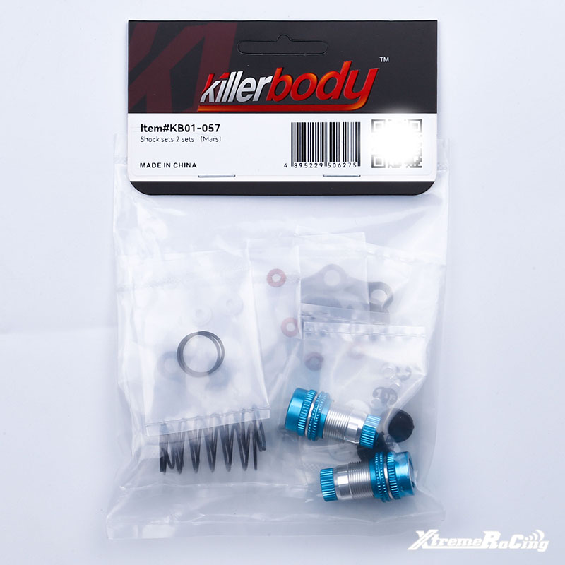 Killerbody KR10 1/10车架配件金属绞牙油压避震器2个装 KB01-057
