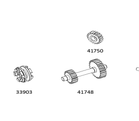 CROSSRC EMOX 大犀牛 变速箱金齿轮组件 36207  CS-97401070