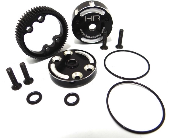 美国Hot Racing Traxxas Slash 2WD 铝合金密封式差速壳