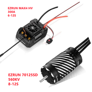 好盈新品1/4 EZRUN MAX4 HV  300A 12S有感无刷 全防水全天候电调