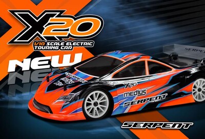 蛇仔Serpent x20 MID电动房车1/10 遥控竞赛车架 400033 包邮