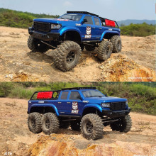 CROSSRC 新款AT6六轮6X6皮卡遥控电动模型攀爬车差速锁 RTR 包邮