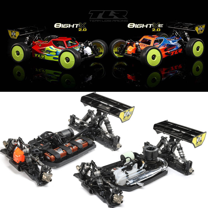地平线TLR 8ight-X/E 2.0 甲醇电动油电双套件越野车KIT版模型车