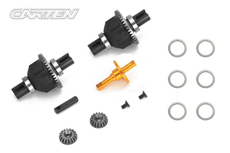 CARTEN  M210 T410 1/10M车 电房配件 齿差组合全车份 #NBA310