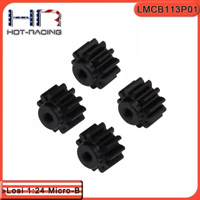 1/24模型车黑赛钢马达齿M0.5