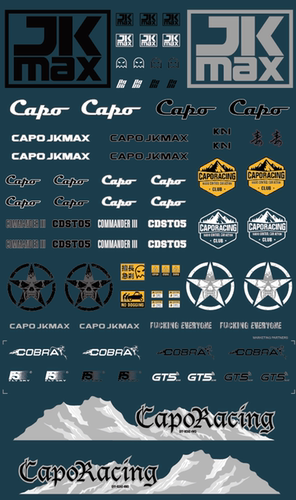 CAPO JKMAX原厂配件 贴纸