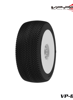 VP-PRO 新款1/8 越野轮胎 VP-809  RC摇控模型车配件（黄白色）