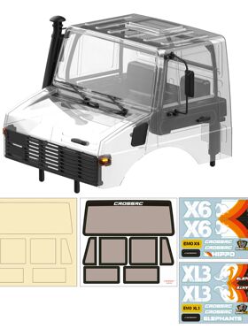 CROSSRC EMO X6 XL3攀爬车完整透明车壳套件 CS-97401589