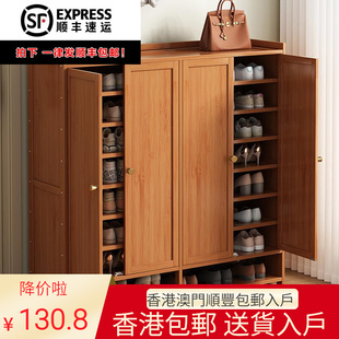 包邮 架家用门口多层简易鞋 香港 鞋 防尘置物收纳神器 柜2024新款 爆款