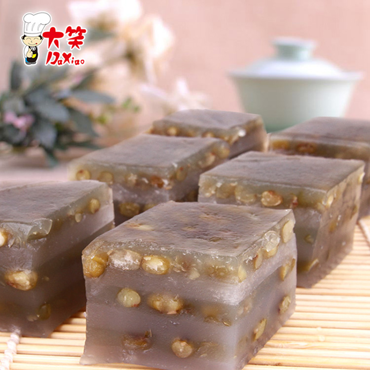 大笑绿豆糕冷冻半成品速冻绿豆千层糕广式糕点甜点营养早点下午茶