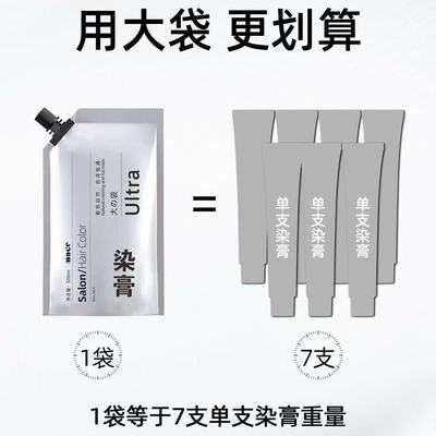 古拉达欧系升级重彩染发膏大袋