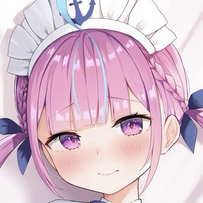 C104 HololiveVtuber 阿夸 女仆装 凑阿库娅 湊あくあ等身抱枕套