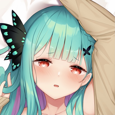 hololiveVTuber 虚拟偶像 润羽るしあ露西娅 绿粽子 等身抱枕套