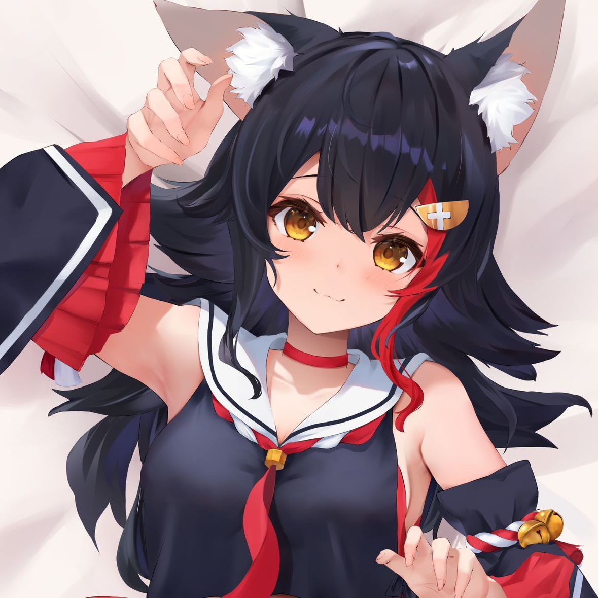 C103 hololive虚拟偶像vtuber播主neta狼少女 二次元等身抱枕套