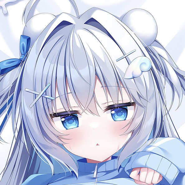 C107 白もち桜 天使界隈️エンジェルかなたそ 日版等身抱枕套